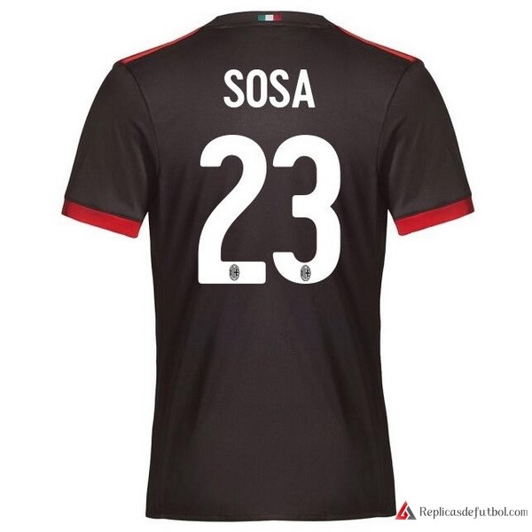 Camiseta Milan Tercera equipación Sosa 2017-2018